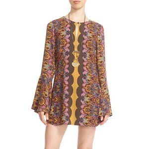 FREE PEOPLE Ossie Vibes Dress in Gold - 0,2